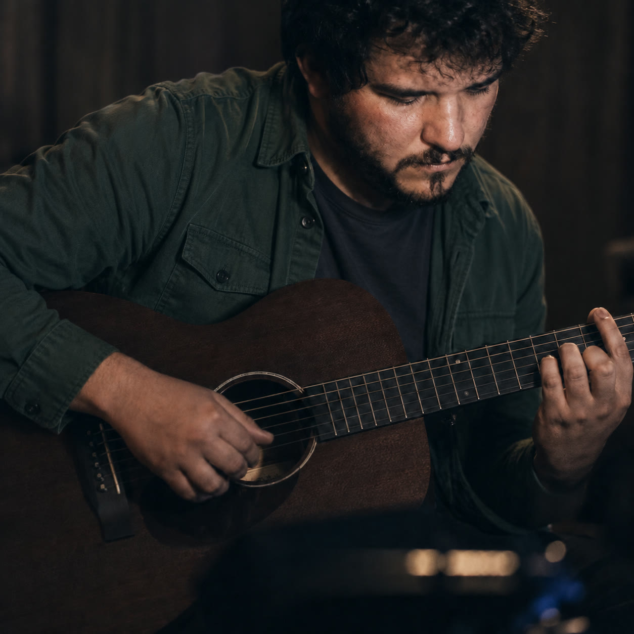 Thomas Turner in the studio